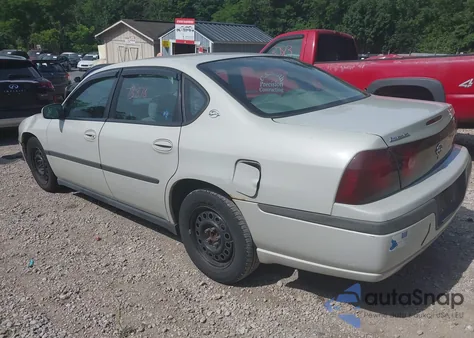 2003 Chevrolet Impala из США, поврежденный, VIN 2G1WF52E139390995